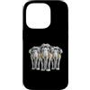 Cool 3 Hip Hop Trio Street Gold Chain Fu Custodia per iPhone 14 Pro Elefante Rap Old School Retro Streetwear 80s 90s Tre