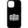 Cool 3 Hip Hop Trio Street Gold Chain Fu Custodia per iPhone 12 Pro Max Shih Tzu Dog Rap Old School Retro Streetwear anni '80 '90 Tre
