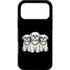 Cool 3 Hip Hop Trio Street Gold Chain Fu Custodia per iPhone 17 Pro Max Shih Tzu Dog Rap Old School Retro Streetwear anni '80 '90 Tre