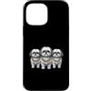 Cool 3 Hip Hop Trio Street Gold Chain Fu Custodia per iPhone 13 Pro Max Shih Tzu Dog Rap Old School Retro Streetwear anni '80 '90 Tre