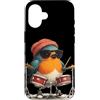 Rocking Robin Bird Outfit Custodia per iPhone 16 Drumming Robin Bird Costume con batteria e look fresco