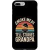 Grandpa BBQ Grill Smoke Custodia per iPhone 7 Plus/8 Plus Fumo Carne Raccontare Storie Nonno BBQ Grilling