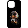 Vintage Retro Knitting Cute Lover Women Custodia per iPhone 13 Pro Max Rottweiler Dog Granny Square Crochet Yarn Crochet Lover