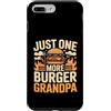 Grandpa Burger BBQ Lover Custodia per iPhone 7 Plus/8 Plus Just One More Hamburger Grandpa Funny BBQ Cookout