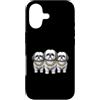 Cool 3 Hip Hop Trio Street Gold Chain Fu Custodia per iPhone 17 Shih Tzu Dog Rap Old School Retro Streetwear anni '80 '90 Tre