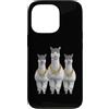 Cool 3 Hip Hop Trio Street Gold Chain Fu Custodia per iPhone 13 Pro Lama Alpaca Rap Old School Retro Streetwear 80s 90s Three