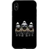 Cool 3 Hip Hop Trio Street Gold Chain Fu Custodia per iPhone XS Max Honey Badger Ratel Rap Old School, abbigliamento da strada retrò anni '80 e '90