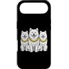 Cool 3 Hip Hop Trio Street Gold Chain Fu Custodia per iPhone Air Samoiedo Cane Rap Old School Retro Streetwear 80s 90s Tre