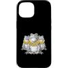 Cool 3 Hip Hop Trio Street Gold Chain Fu Custodia per iPhone 15 Rana Rospo Anfibio Rap Old School Retro Streetwear 80s 90s