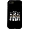 Cool 3 Hip Hop Trio Street Gold Chain Fu Custodia per iPhone SE (2020) / 7/8 Miniatura Schnauzer Rap Old School Retro Streetwear 80s 90s