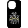 Cool 3 Hip Hop Trio Street Gold Chain Fu Custodia per iPhone 15 Pro Goat Rap Old School Retro Streetwear anni '80 '90 Tre