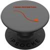 I Had Potential Ho avuto potenziale, scherzo retrò sulla fisica PopSockets PopGrip Adesivo