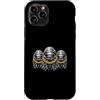 Cool 3 Hip Hop Trio Street Gold Chain Fu Custodia per iPhone 11 Pro Isopod Rap Old School Retro Streetwear anni '80 '90 Tre
