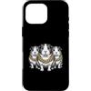 Cool 3 Hip Hop Trio Street Gold Chain Fu Custodia per iPhone 16 Pro Max Cavia Rap Old School Retro Streetwear 80s 90s Tre