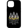 Cool 3 Hip Hop Trio Street Gold Chain Fu Custodia per iPhone 15 Pollo Gallo Gallina Rap Old School Retro Streetwear 80s 90s