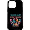 400 - 500 Adult Chicken Costume Funny Ap Custodia per iPhone 13 Pro Max Gioco di pollo Non guardare il pollo divertente scherzo costume