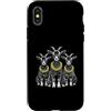 Cool 3 Hip Hop Trio Street Gold Chain Fu Custodia per iPhone X/XS Goat Rap Old School Retro Streetwear anni '80 '90 Tre