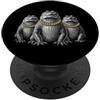 Cool 3 Hip Hop Trio Street Gold Chain Fu Alligator Crocodile Rap Old School Retro Streetwear anni '80 e '90 PopSockets PopGrip Adesivo
