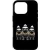 Cool 3 Hip Hop Trio Street Gold Chain Fu Custodia per iPhone 16 Pro Honey Badger Ratel Rap Old School, abbigliamento da strada retrò anni '80 e '90