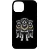 Cool 3 Hip Hop Trio Street Gold Chain Fu Custodia per iPhone 13 Rottweiler Rottie Rap Old School Retro Streetwear anni '80 '90