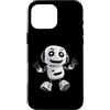 Robots, Space Tech and Robotics Custodia per iPhone 16 Pro Max Robot carino, Robotica per bambini Robot