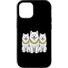 Cool 3 Hip Hop Trio Street Gold Chain Fu Custodia per iPhone 12/12 Pro Samoiedo Cane Rap Old School Retro Streetwear 80s 90s Tre