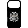 Cool 3 Hip Hop Trio Street Gold Chain Fu Custodia per iPhone 17 Pro Max Rat Mouse Rap Old School Retro Streetwear 80s 90s Tre