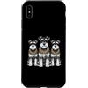 Cool 3 Hip Hop Trio Street Gold Chain Fu Custodia per iPhone XS Max Miniatura Schnauzer Rap Old School Retro Streetwear 80s 90s