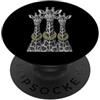 Cool 3 Hip Hop Trio Street Gold Chain Fu Giraffe Rap Old School Retro Streetwear anni '80 '90 Tre PopSockets PopGrip Adesivo