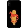 horse earth branch zodiac sign animal Ch Custodia per iPhone XS Max Elemento cavallo segno animale mento. oroscopo