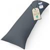 Utopia Bedding Cuscino per Dormire laterale 40x145 cm, Cuscino Lungo Per Gravidanza e Sostenere la Maternità, Cuscini Corpo (Grigio)
