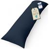 Utopia Bedding Cuscino per Dormire laterale 40x145 cm, Cuscino Lungo Per Gravidanza e Sostenere la Maternità, Cuscini Corpo (Blu Navy)