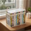 Organizzatore Box Trasparente Rettangolare Custodia Trasparente con Cerniera