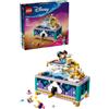 Cartemagic LEGO Disney Princess 43295 Box Gioielli di Jasmine, Giocattolo di Aladdin, 2 Mini Bamboline, 2 Anelli e Lampada, Regalo 6+ - 43295