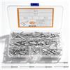 Liuliushun 120 PezziRivetti Alluminio, Rivetti Ciechi in Alluminio, M5 Rivetti a Strappo in Alluminios per Metallo, Legno, Plastica, Fai Da Te (Argento)