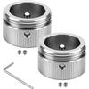 HO-SFSM 2 adattatori per termostato radiatore, accessori per radiatori, testa termostatica per valvola di riscaldamento, in acciaio inossidabile 304, diametro interno 22 mm
