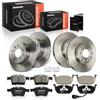 Frankberg set freni incl. 4 dischi freno + 8 pastiglie freno Anteriore | 5Q0698451C, 5Q0698451Q; Compatibile con: Golf Alltrack BA5 BV5, A3 Limousine 8VM 8VS, Leon 5F1, A3 Sportback 8VA 8VF