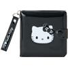 Sanrio 606464 I Love Hello Kitty - Portafoglio in vinile con chiusura a soffietto, per bambini dai 3 anni in su, colore: nero