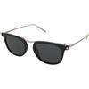 Saint Laurent SL 753 001 | Occhiali da Sole Graduati o Non Graduati | Prova Online | Unisex | Metallo | Quadrati | Nero, Argento | Adrialenti
