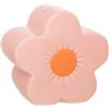 ATMOSPHERA CREATEUR D'INTERIEUR - Salvadanaio a Fiore in Ceramica Rosa 13x7,5x13cm