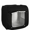 Tenda Gioco Nera Riflettente Tenda a Scomparsa Pieghevole Patta Arrotolabile