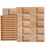 Tabellone Numerico Legno Grana Chiara Tavola Numerica Incisa Resistente