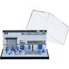 Set Officina Auto 1:64 Scenario Realistico Scena Garage Auto in Miniatura