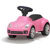 Jamara 460406 - Push-Car VW Beetle rosa fucsia - Antiribaltamento, Aspetto autentico, Clacson