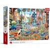 Trefl - Negozio di fiori ad Amsterdam - 2000 pezzi - Puzzle fai da te, intrattenimento creativo, puzzle classici per adulti e bambini dai 14 anni in su