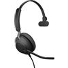 Jabra Evolve2 40 SE - Cuffie mono con cavo USB-C/A | Certificate per Microsoft Teams |
