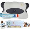 SOLAURENT Cuscino ergonomico e ortopedico Cervical in tutte le posizioni di sonno, anti-russamento, anti-apnea del sonno, comfort e qualità premium, memoria di forma, Oekotex e Certi-Puro. (Grigio)