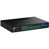 Trendnet TRENDnet TPE-7124SBF - Version v1.0R - Switch - web - Smart - 8 x 10 Gigabit Ethernet + 4 x 10 Gigabit SFP+ - an Rack montierbar - PoE++ (720 W) (TPE-7124SBF) TPE-7124SBF
