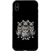 Cool 3 Hip Hop Trio Street Gold Chain Fu Custodia per iPhone XS Max Rat Mouse Rap Old School Retro Streetwear 80s 90s Tre