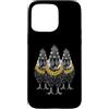 Cool 3 Hip Hop Trio Street Gold Chain Fu Custodia per iPhone 15 Pro Max Pollo Gallo Gallina Rap Old School Retro Streetwear 80s 90s